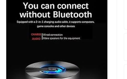 Clavier Pluto Portable Bluetooth Speaker, 10 Bluetooth Speaker 10 Bluetooth Laptop/Desktop Speaker  (Black, 5.23 Channel)
