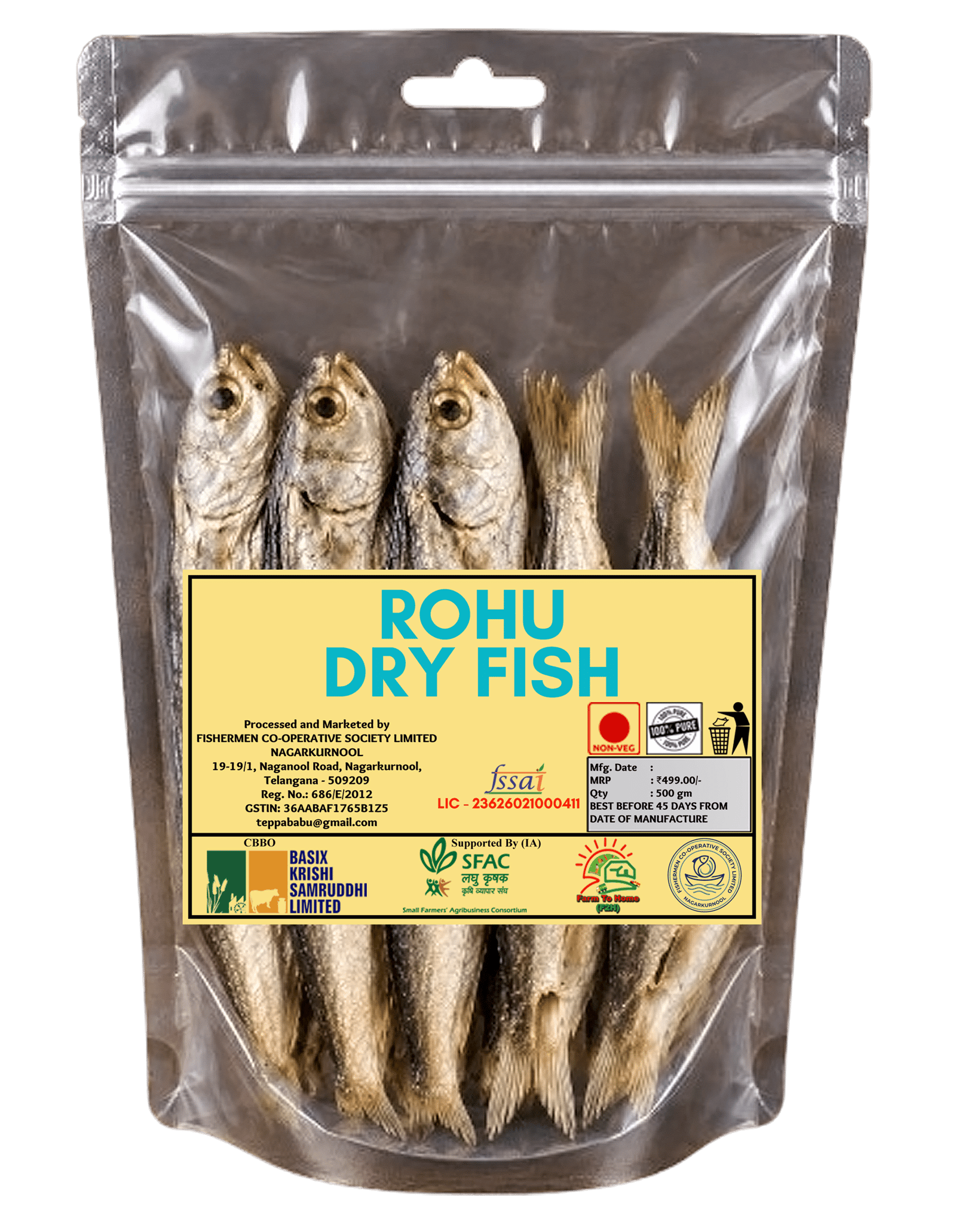 Rohu Dry Fish | 500g