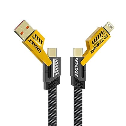 MuscleGrid 4-in-1 Metal Alloy Charging Cable