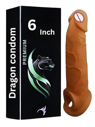 Scenturs Dragon Condom, 6 Inch, Lubricated, Ultra Soft (1 Count)