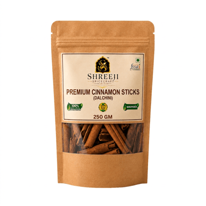 Shreeji Spicecraft Whole Cinnamon Sticks 250g Raw Dalchini for Cooking Tea and Baking Natural Aromatic Spices Whole Bark Shreeji Spicecraft Whole Cinnamon Sticks 250g Raw Dalchini for Cooking Tea and Baking Natural Aromatic Spices Whole Bark