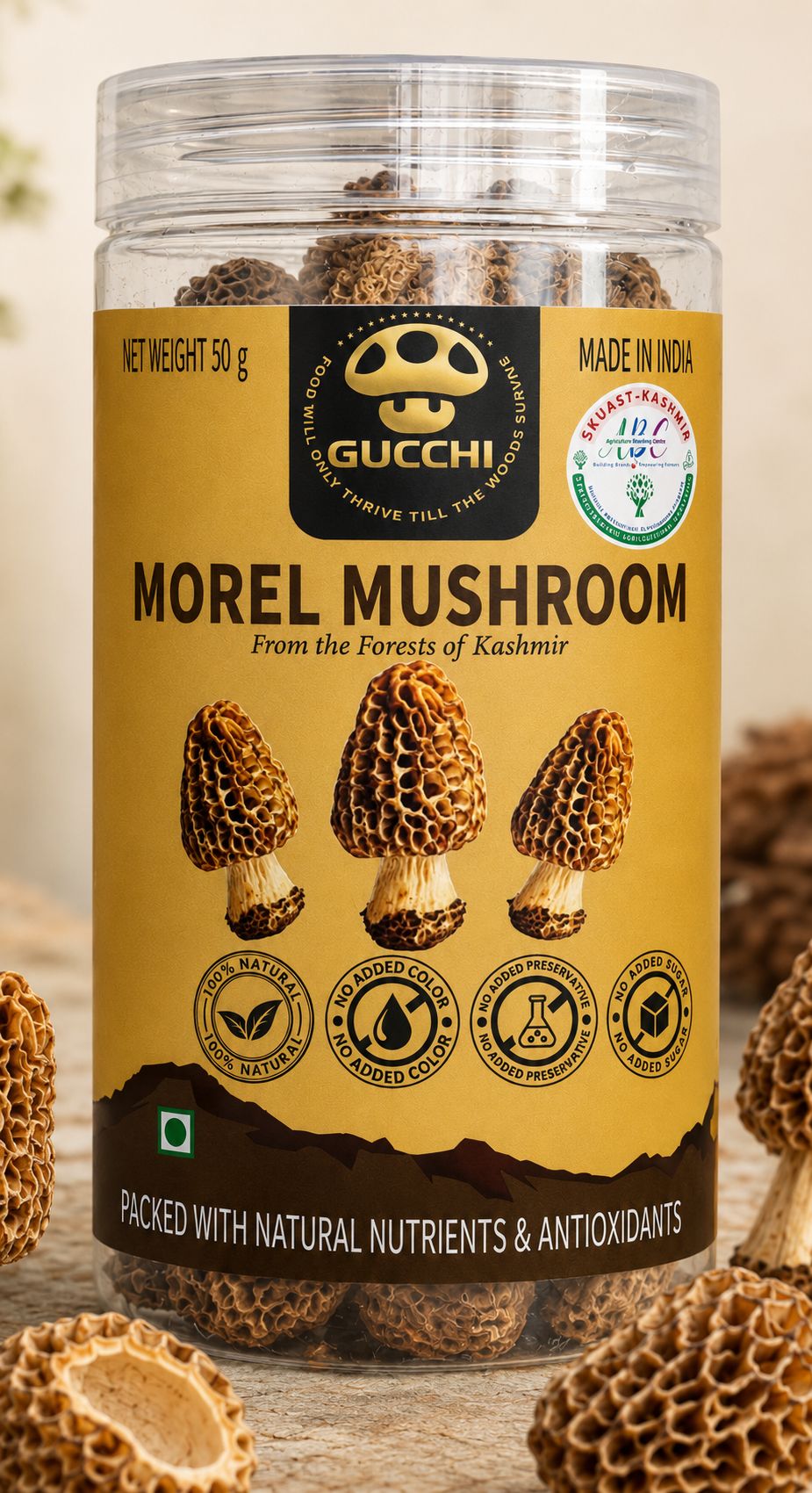 Gucchi Morel Mushroom 50g