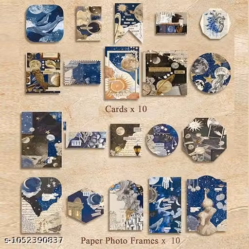 Scrapbook Kit 232 Pcs, Junk Journal Kit with Journaling Supplies