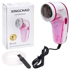 Electric Fabric Lint Shaver with 4 Replacement Blades, Lint Remover for Clothes and Furniture