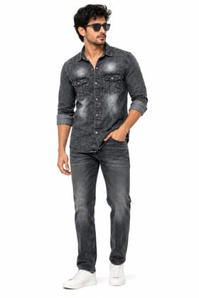 Premium Quality Jeans Shirts | Jeans Made of 100% Cotton Fabric | Long Durable |Fashionable, Stylish, Comfortable & Skin Friendly | Suitable Wear for Mild & Dense Winter, Rainy, Autumn |  