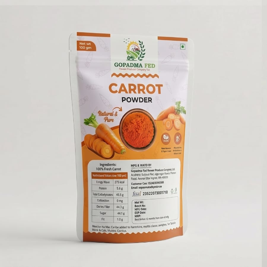 Carrot Powder - 100 gm