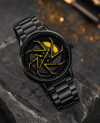 Sports Car Brake Caliper Design Men's Watch Speedometer & Rim Style Racing Watch stainless steel watch 