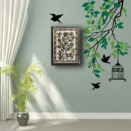 Sohrai Kohrai Tribal Nature and Wildlife Painting