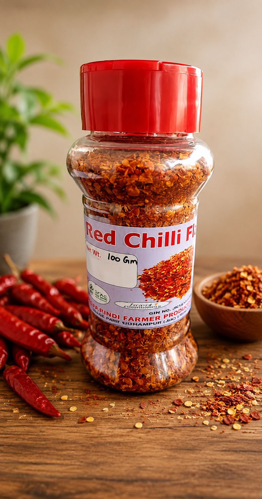 Kashmiri Red Chilly Flakes