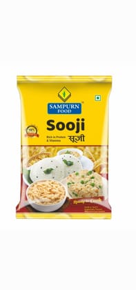 Sampurn Food Sooji 500g Pouch - Semolina for Upma, Halwa & Snacks Sampurn Food Sooji 500g Pouch - Semolina for Upma, Halwa & Snacks