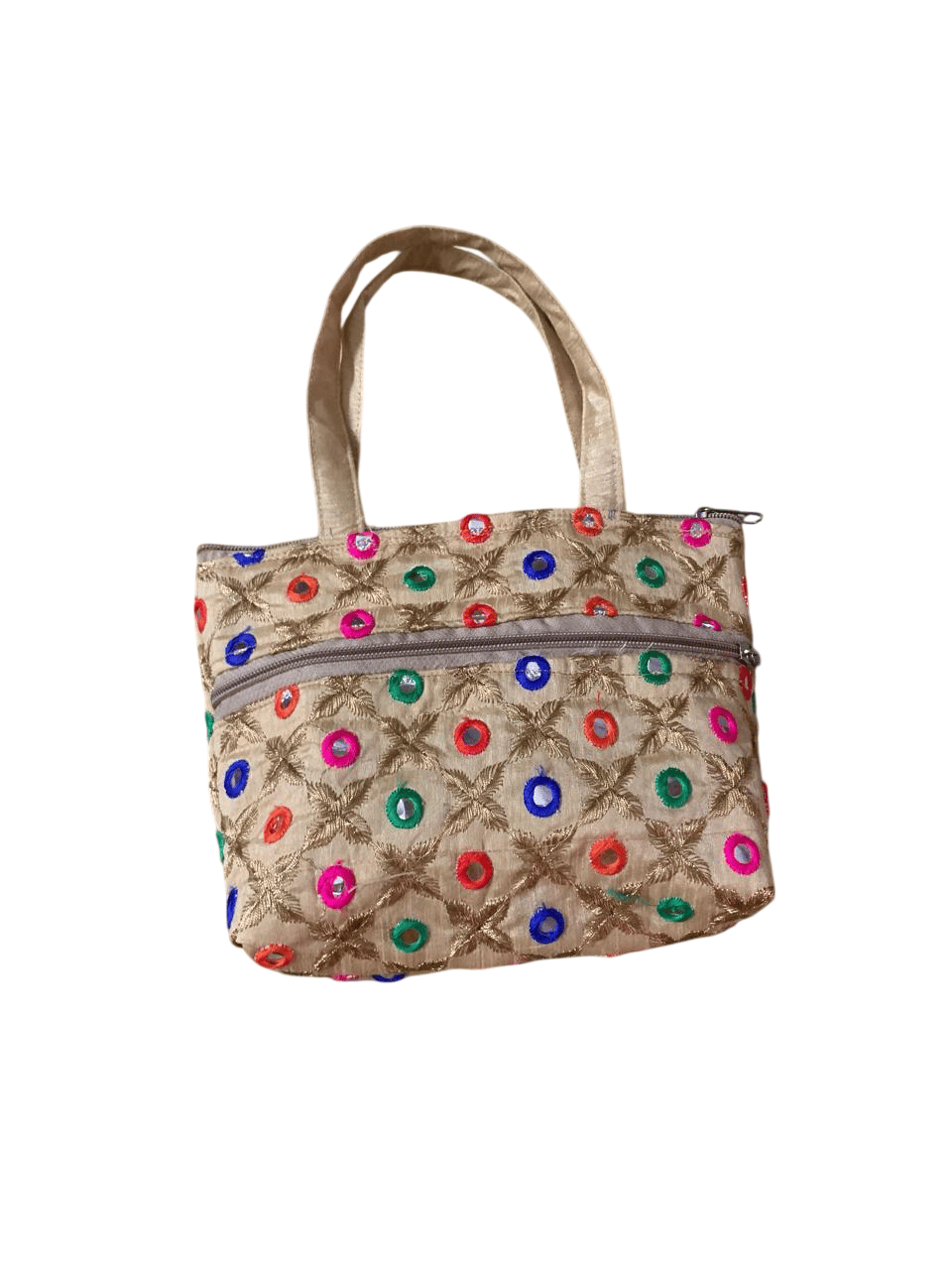 Elegant embroidered women’s tote bag