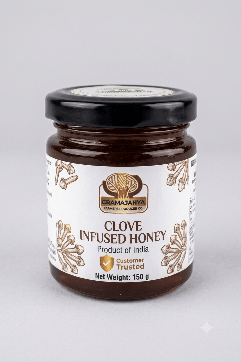 Gramajanya Clove Infused Honey 150g