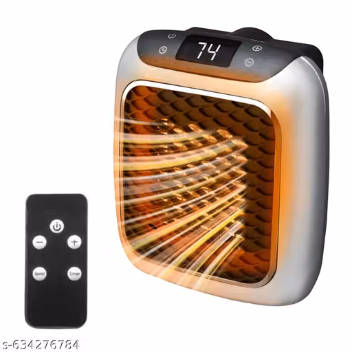 Salepushh Portable Wall Outlet Space Heater with Digital LED Display