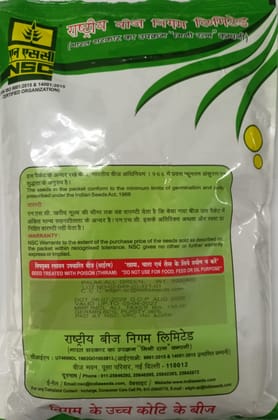 Nsc Palak All Green, 500 G Truthfully Labelled Seed Pouch