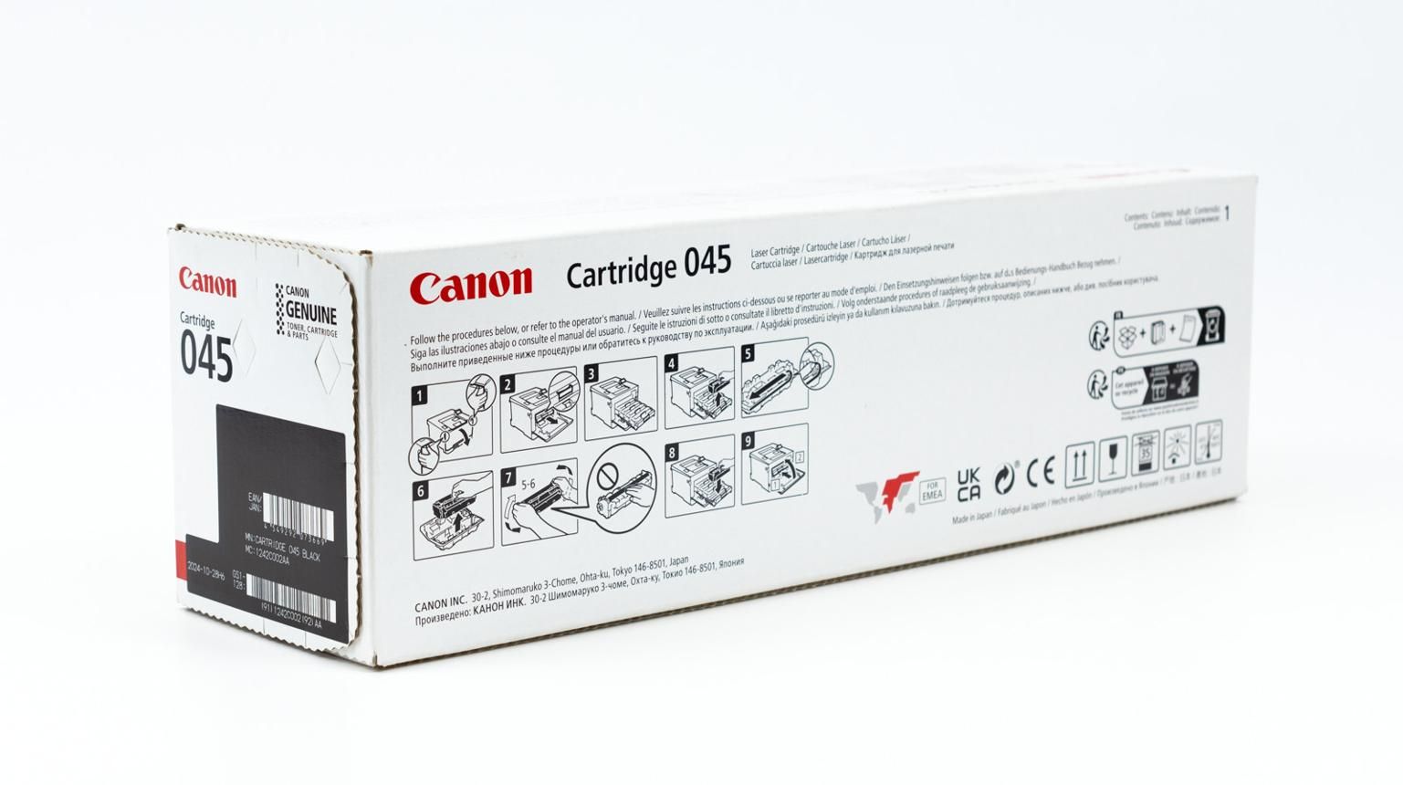 Canon Crg-045 Black Original Toner Cartridge