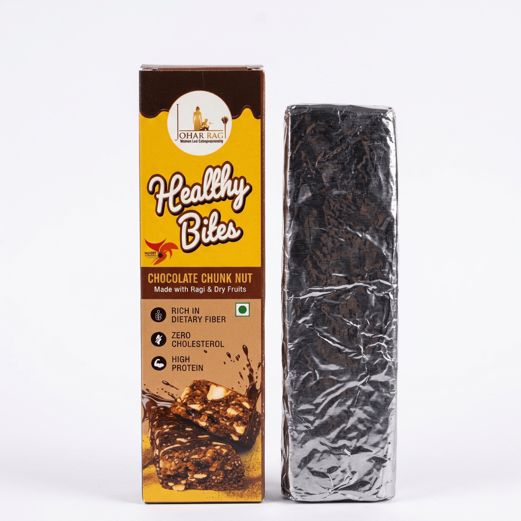 Johar Ragi Healthy Bites Chocolate Chunk Nut Bar