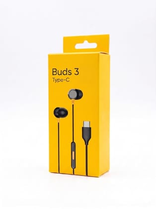 Wired Earphones for Realme Wired USB-C Buds 3 – Type-C in-Ear Headphones with Mic, Crystal Clear Sound & Bass, Compatible with Realme GT Neo 6, 12x, 11 Pro+, Narzo 60 Series 1 Year Warranty Wired Earphones for Realme Wired USB-C Buds 3 – Type-C in-Ear Headphones with Mic, Crystal Clear Sound & Bass, Compatible with Realme GT Neo 6, 12x, 11 Pro+, Narzo 60 Series 1 Year Warranty