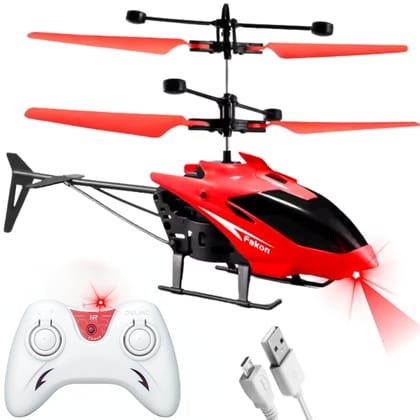 IFoot (Any Random Color) Remote Control Helicopter Toy with Gravity Sensor and LED Lights
