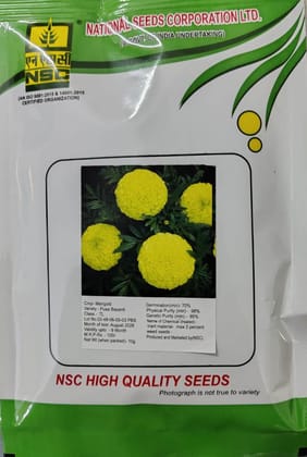NSC MARIGOLD SEED PUSA BASANTI 10 GM