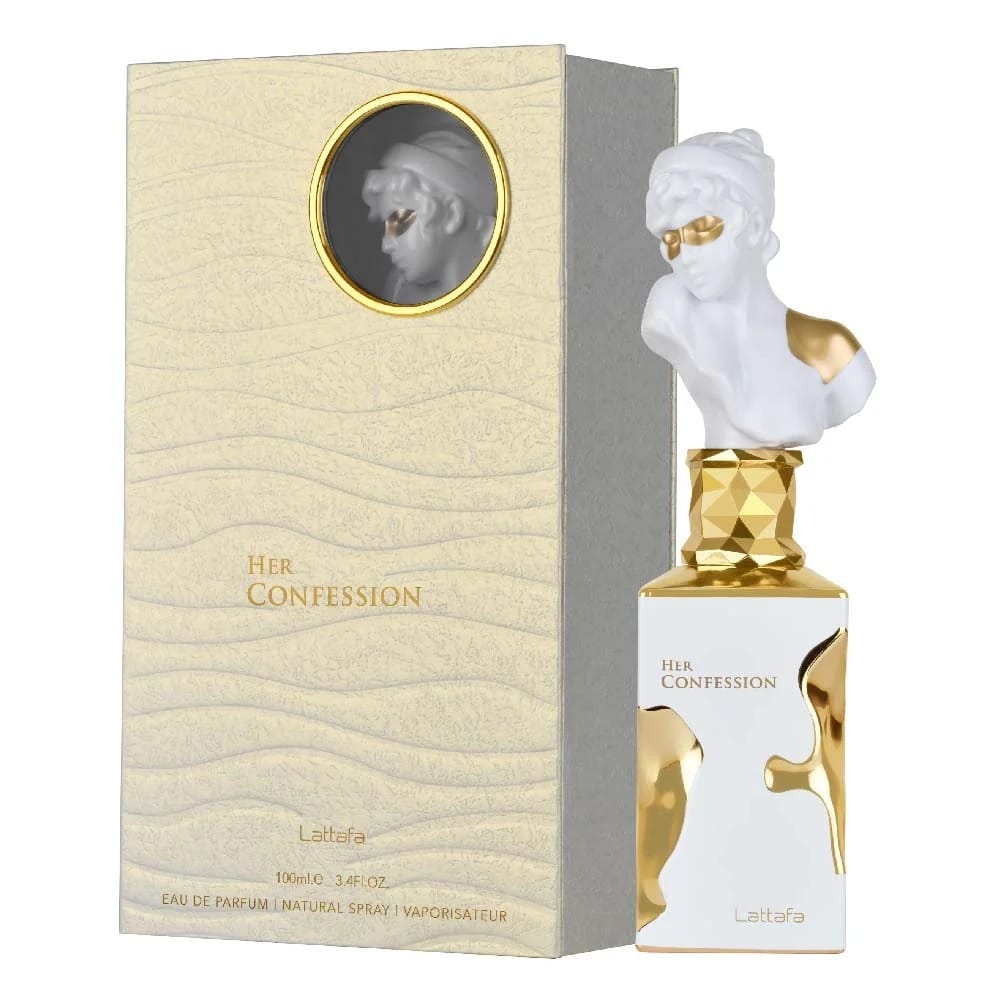 Lattafa Her Confession EDP 100ml for Women Luxury Floral Vanilla Woody Sweet Elegant Perfume