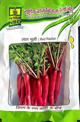 NSC RADISH PUSA GULABI TL SEED 100 Gms. POUCH PACK 