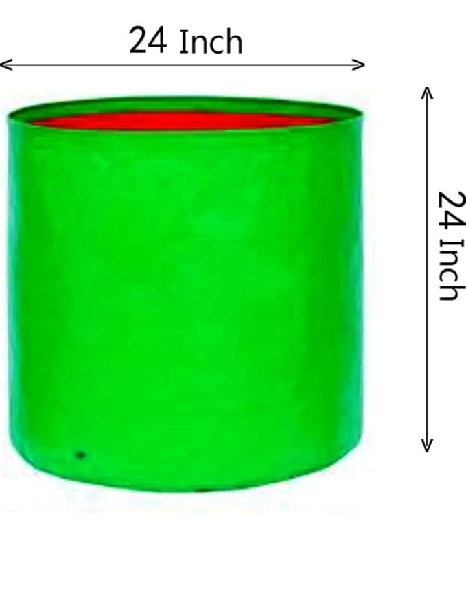 24x24 Inch Green Fabric Grow Bag for Fruits & Vegetables
