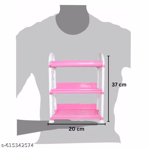 3-Tier Plastic Bathroom Storage Organizer with Lid