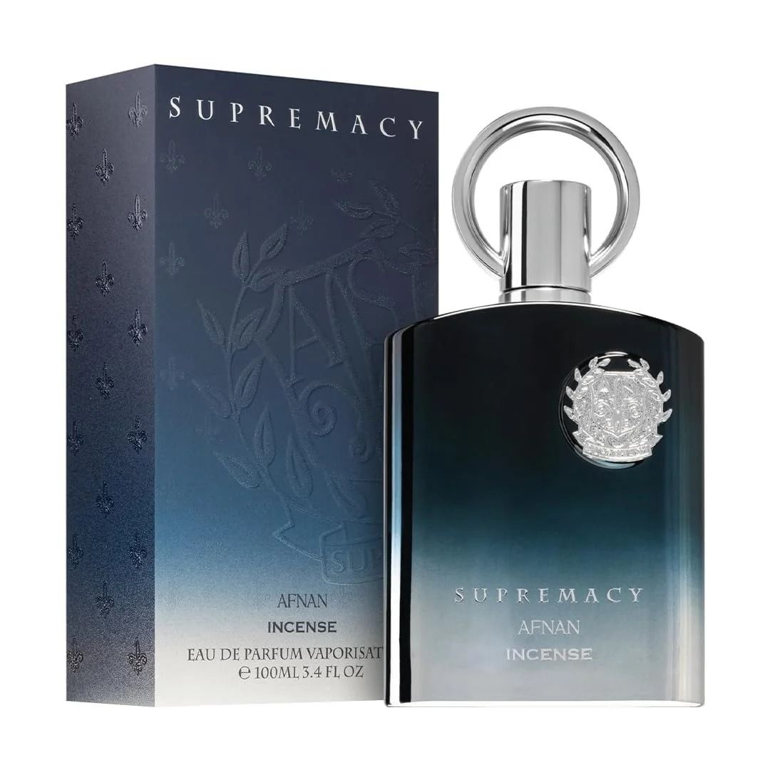 Afnan Supremacy Incense Eau De Parfum 100ml Premium Luxury Long Lasting Woody Amber Leather Unisex Fragrance