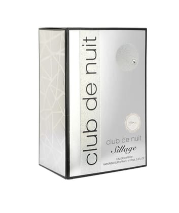 Armaf Club De Nuit Sillage Eau De Parfum 105ml Premium Luxury Long Lasting Fresh Citrus Woody Musky Elegant Unisex Fragrance