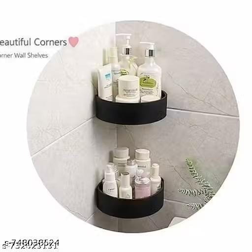 Bathroom Shelf + 3 Corner Shelf Variant - Bundle of 2