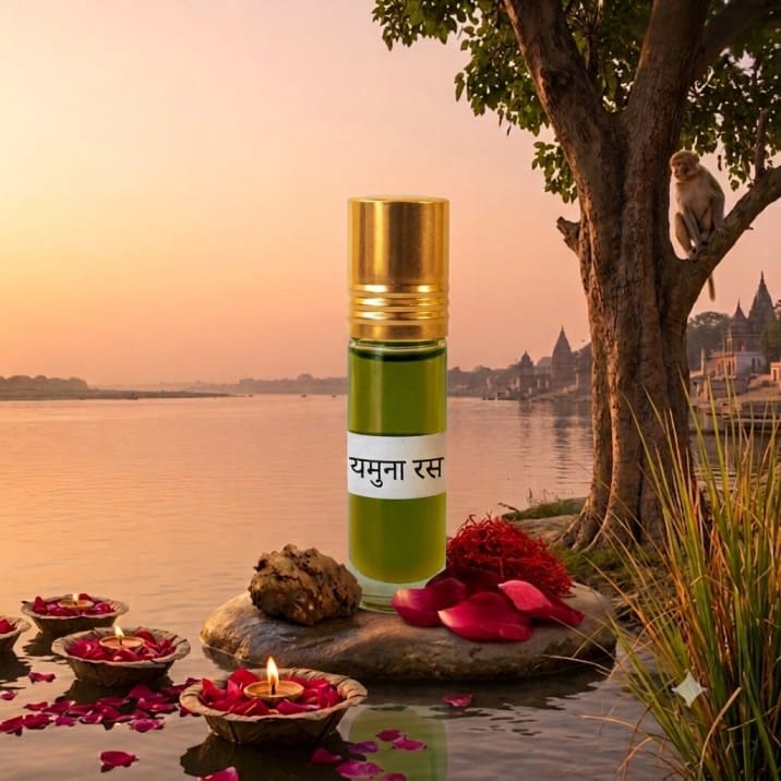 यमुना रस इत्र | Yamuna Ras Ittar | Divine Essence of Sacred Braj Dham | alcohol free
