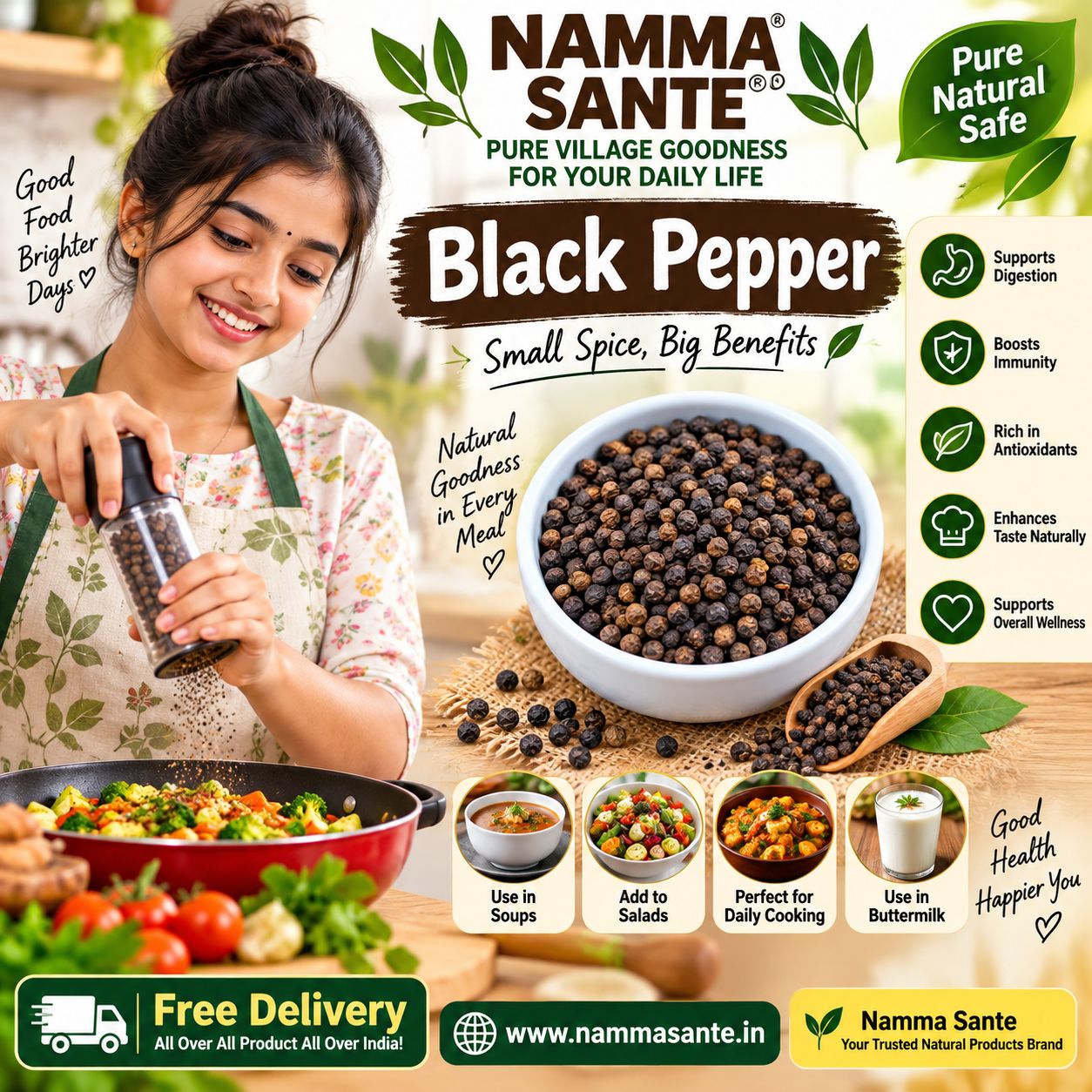 Black Pepper, Kali Mirch, Karimenasu, Milagu, Miriyalu, Kurumulaku 