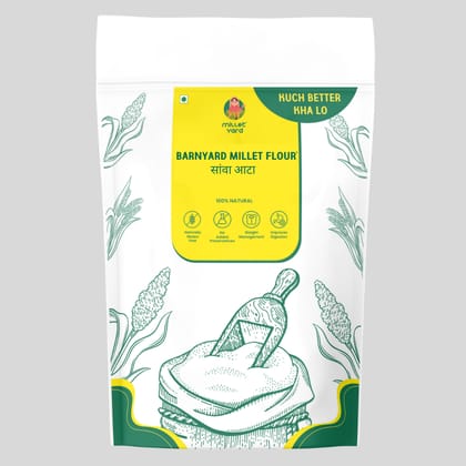 Millet Yard Premium Barnyard Millet Atta (Barnyard Flour) – Freshly Ground, High-Fibre
