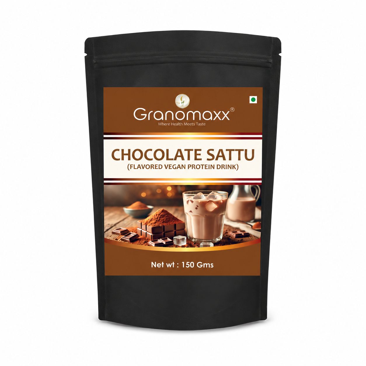 Granomaxx Chocolate Sattu Flavored Vegan Protein Drink