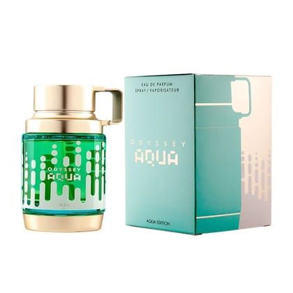Armaf Odyssey Aqua Eau De Parfum 100ml for Men Premium Fresh Aquatic Citrus Aromatic Woody Long Lasting Masculine Fragrance