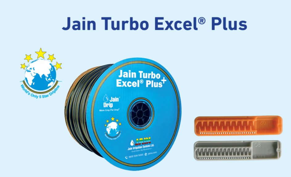 DRIP LINE Excel Plus 12MM 4.0LPH 40CM CLASS-2 (500Meter) - Jain Irrigation