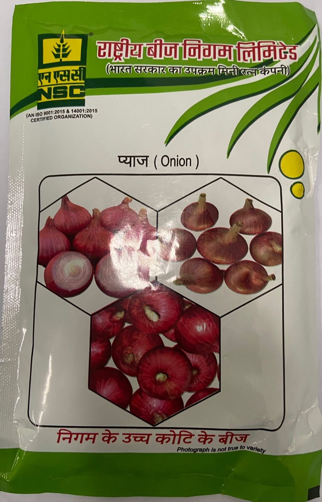 NSC ONION VARIETY  BHIMA SHAKTI 100 GM PACKING SIZE T/L SEED