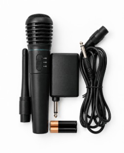 2-in-1 Wired and Wireless Handheld Mic Dynamic Microphone Kit, Dual Mode Vocal Mic with Wireless Receiver & XLR 6.35mm Audio Cable, Cardioid Unidirectional Microphone for Karaoke Singing, Parties, PA System, Speakers 2-in-1 Wired and Wireless Handheld Mic Dynamic Microphone Kit, Dual Mode Vocal Mic with Wireless Receiver & XLR 6.35mm Audio Cable, Cardioid Unidirectional Microphone for Karaoke Singing, Parties, PA System, Speakers