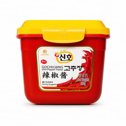 Korean Gochujang Chilli Paste 500 g | Spicy Fermented-Style Red Pepper Sauce for Bibimbap, Tteokbokki, Noodles, Stir-Fries, Marinades & Dips | Vegetarian
