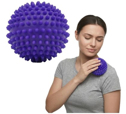 Acupressure Spike Massage Ball for Deep Tissue, Muscle Recovery & Myofascial Release | Foot, Back, Neck & Shoulder Pain Relief | Portable, Spiky Trigger Point Therapy for Gym & Home Use - ASSORTED