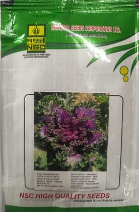 NSC Ornamental Kale 10 Gram Truthfully Labelled Seed Pouch