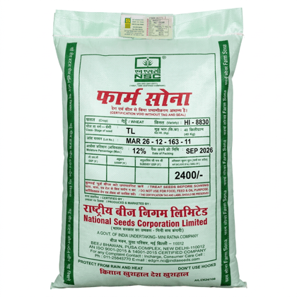 NSC Wheat HI-8830, 40 Kg Truthfully Labelled Seed Bag