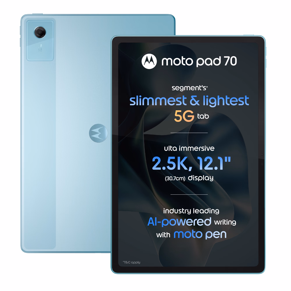 Moto Pad 70  (12.7 Inch) WiFi + 5G Tablet with Pen, 8/256GB