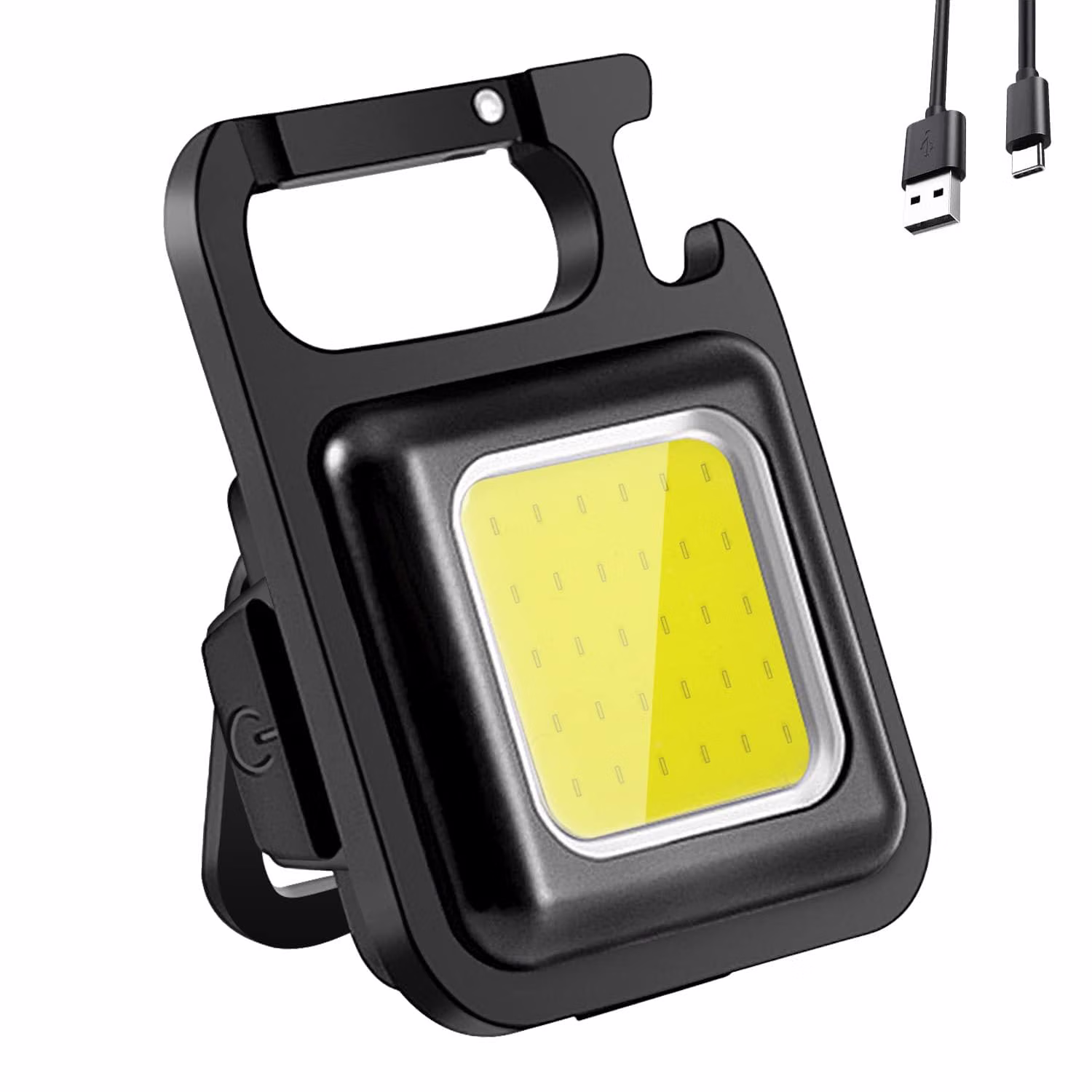 Rechargeable COB LED Keychain Light with USB Charging – Portable Mini Flashlight Rechargeable COB LED Keychain Light with USB Charging – Portable Mini Flashlight