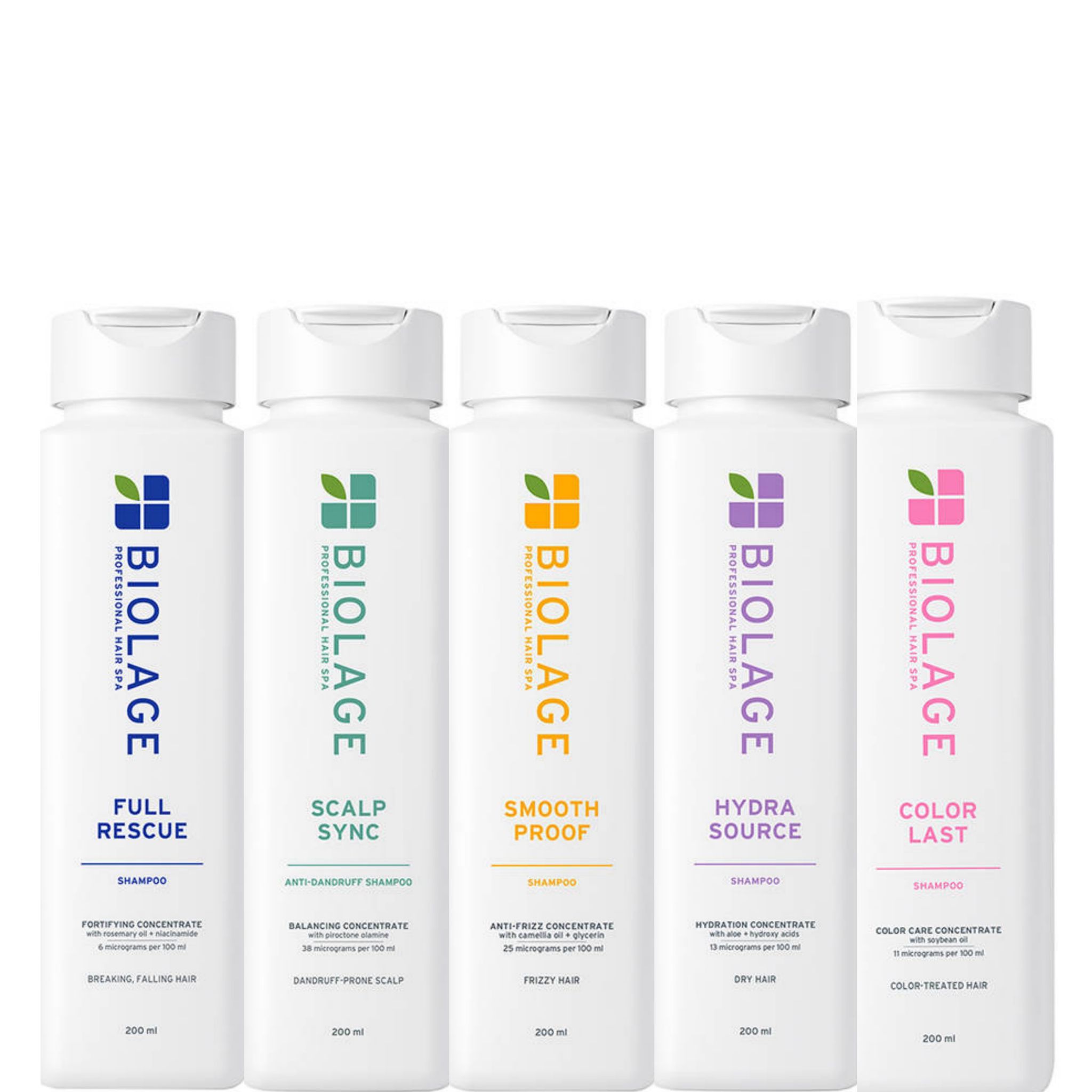 Biolage Shampoo Combo (200ml each) Pack of 5