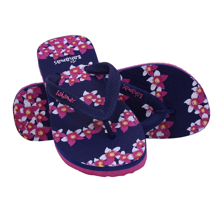  Relaxo Bahamas Women's Floral Flip-Flops BHL-68)