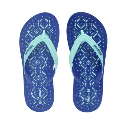 BAHAMAS Women Green Mint Blue Flip-Flops BHL-101
