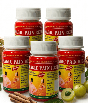 Magic Pain Relief Tablet- 60 Tab Pack of 2 