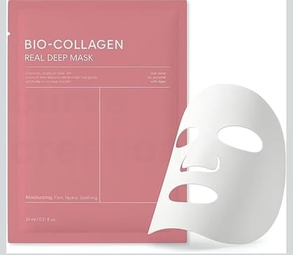 Bio-Collagen Hydrogel Face Mask for Glass Skin | Overnight Hydrating & Skin Brightening Mask | Hyaluronic Acid, Niacinamide, Vitamin E & Centella | Moisturizing Face Sheet Mask (Pack Of 2) Bio-Collagen Hydrogel Face Mask for Glass Skin | Overnight Hydrating & Skin Brightening Mask | Hyaluronic Acid, Niacinamide, Vitamin E & Centella | Moisturizing Face Sheet Mask (Pack Of 2)