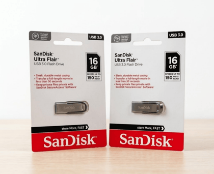 SanDisk 16GB Pendrive Ultra Flair USB 3.0 Flash Drive Pack of 2 Compatible with Audio Player, Desktop Computer, Laptop, Mobile, Netbook, Tablet, Television USB 3.0 Metal Case (Silver) SanDisk 16GB Pendrive Ultra Flair USB 3.0 Flash Drive Pack of 2 Compatible with Audio Player, Desktop Computer, Laptop, Mobile, Netbook, Tablet, Television USB 3.0 Metal Case (Silver)